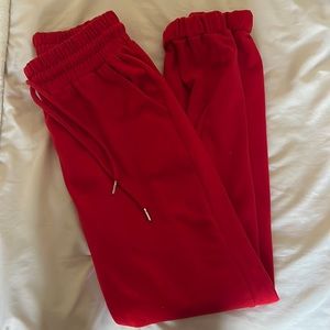 Plain Red Amazon Sweats